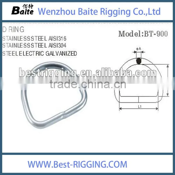 Zinc Plated Baite Rigging Welded D Ring Susan Rigging Manufacturer photo-6