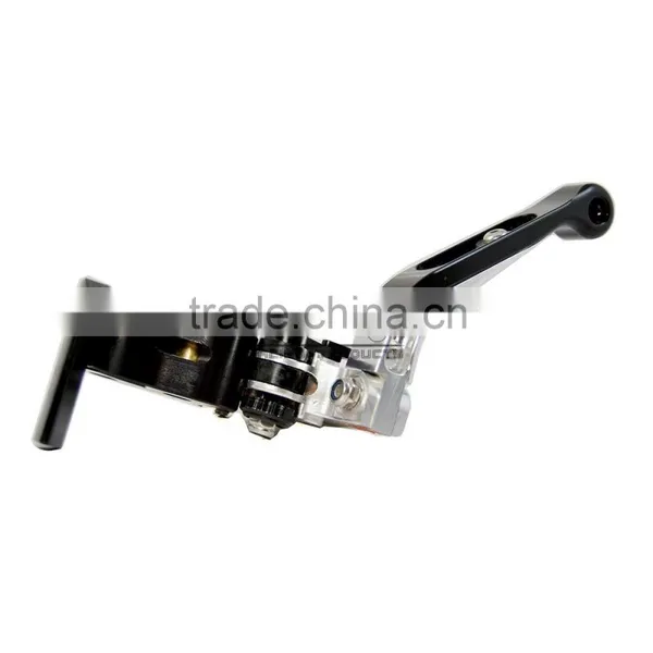 BJ-LS-001 CNC Silver Adjustable Folding Racing Scooter 150fm Brake Clutch Lever photo-4