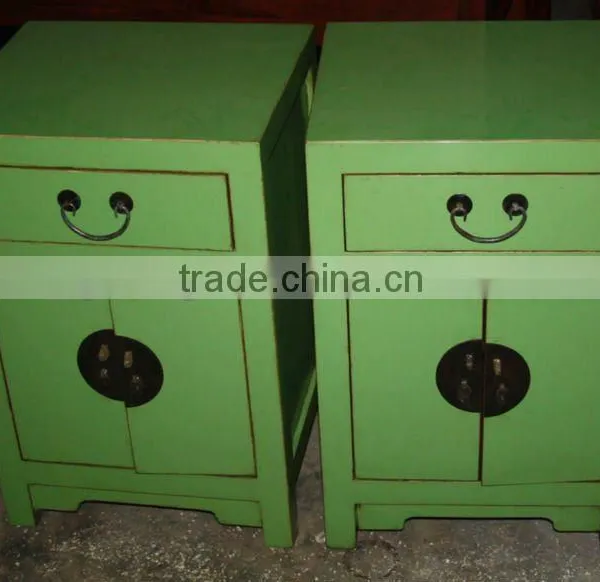 Chinese wooden small bedside table