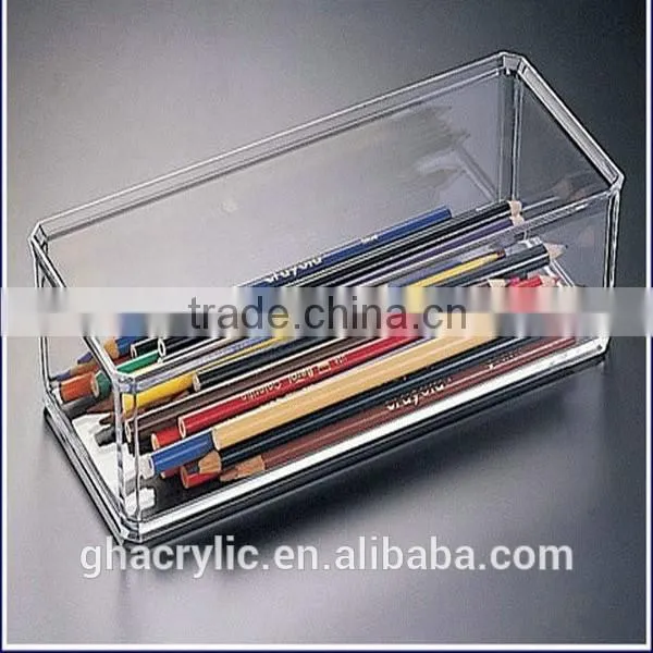 GH-RZ607 High Rigidity Durable and Elegant Acrylic Rack for Office ,acrylic Pen Box photo-5