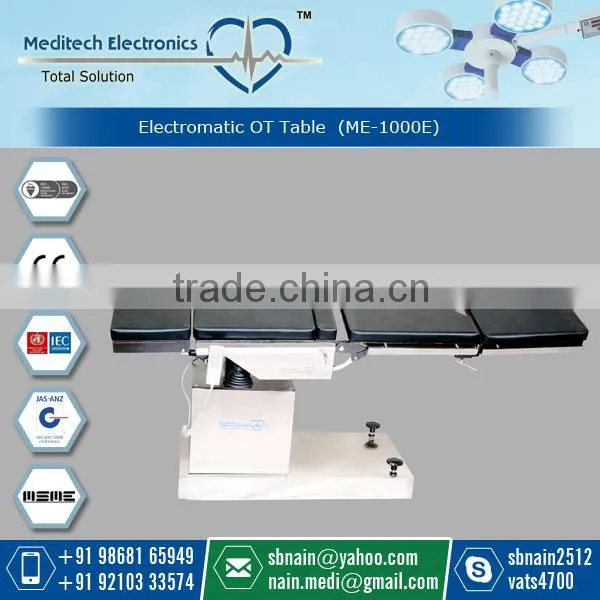 Electronic Hydraulic Operation Table C Arm Compatible Fully Remote photo-3