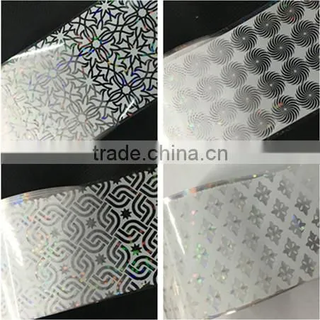 16Styles White Lace Glitter Nail Foil Sticker Wholesale photo-3