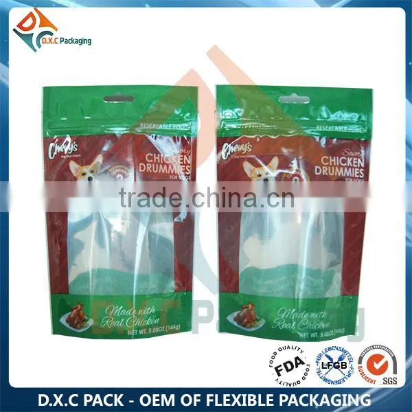 Pet Products Dog Dreat Packaging Bags With Resealable Zipper photo-2