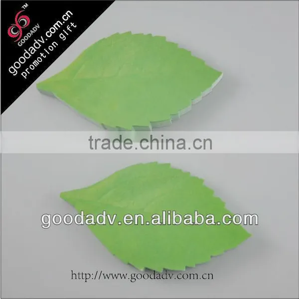 Animation Sticky Notes / Printed Sticky Notes / Leaf Shaped Sticky Notes