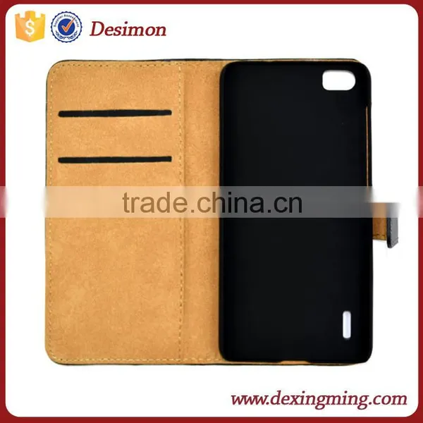 Desimon Factory Wallet Stand Genuine Leather Flip Case for Xiami 5 photo-6
