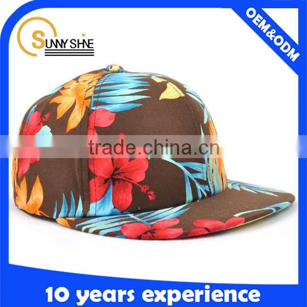 Wholesale Simple Cheap Custom Snapback Print 5 Panel Caps photo-5
