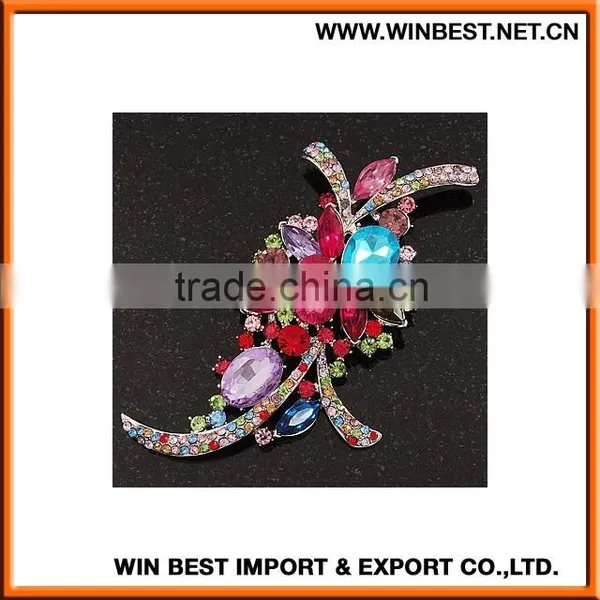 China New Design Popular Rhinestone Wedding Brooch for Dress, Rhinestone Brooch Pin,hair Brooches Jewelry photo-5