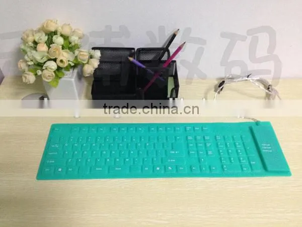 New USB Roll-up Flexible Silicone Keyboard