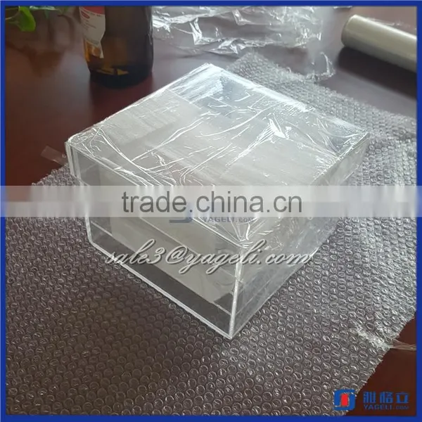 Custom Printed Clear Flower Delivery Box , Elegant Acrylic Flower Packaging Box photo-6