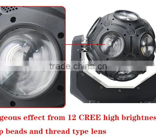 12*15W RGBW 4in1 Led Beam Football Light Led Moving Head Light Beam Stage Light Effect Light Disco Club Amusement Light photo-4