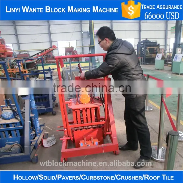 Small Size Moveable Concrete Block Making Machine QT40-3c photo-4