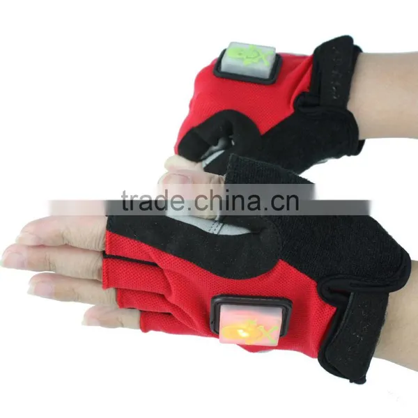2016 Manufacturer Hot Popular Half Finger Unisex Outdoor Sports Gloves Smart Led Turn Signal Gloves Cycling Half Finger Gloves photo-4