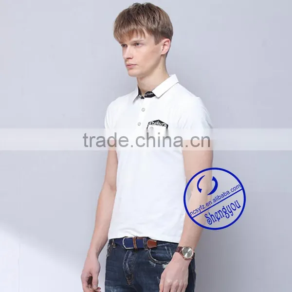 Custom Wholesale China100 Cotton Plain Mens Polo Shirts photo-2