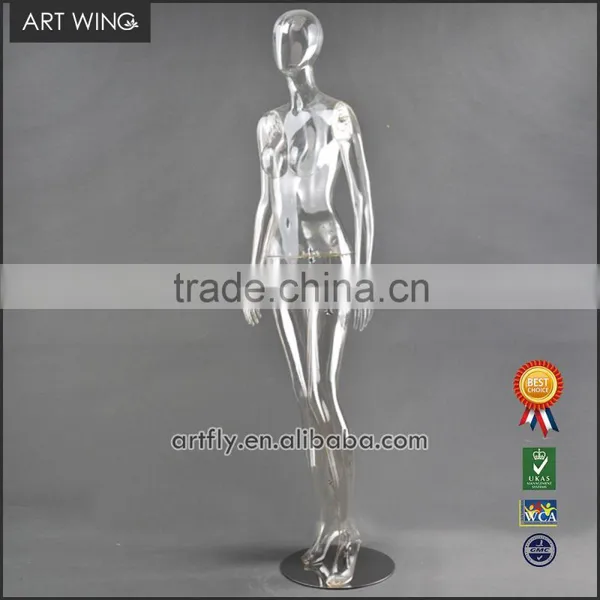 Female Clear Plastic Manneuqin, Transparent Lingerie Mannequin photo-5