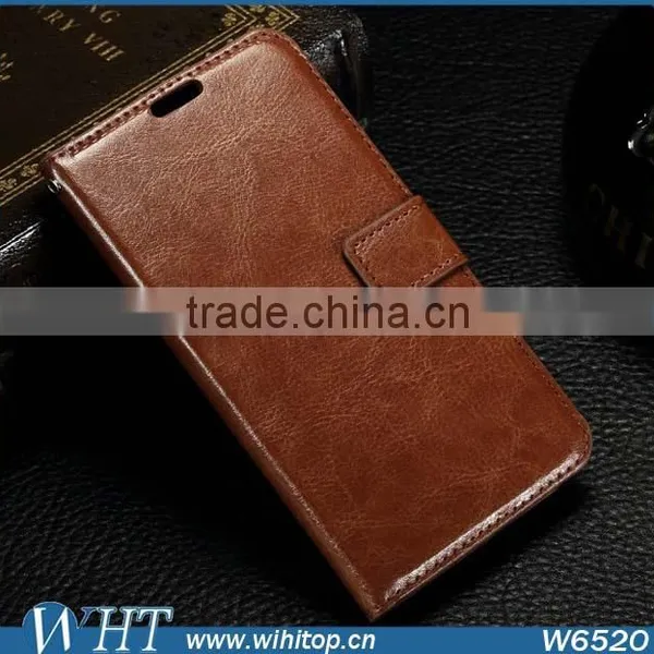Crazy Horse Skin for Lumia 640 Flip Cover Case With Card Holder, for Nokia Lumia 640 Leather Case photo-3