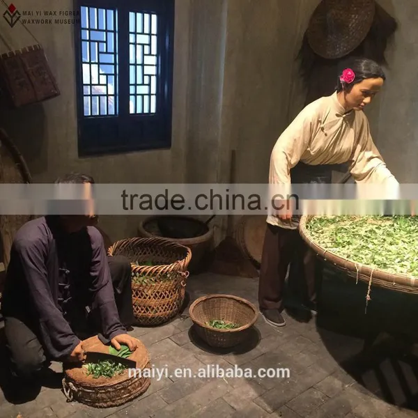 Silicone Wax Statues for Display in Museum