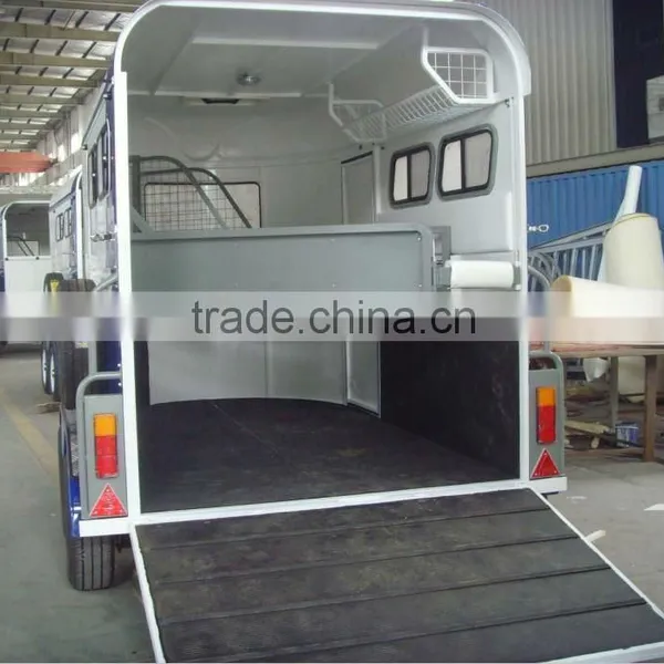 2 Horse Trailer Float With Angle Load New Rub Matting for Ear Door