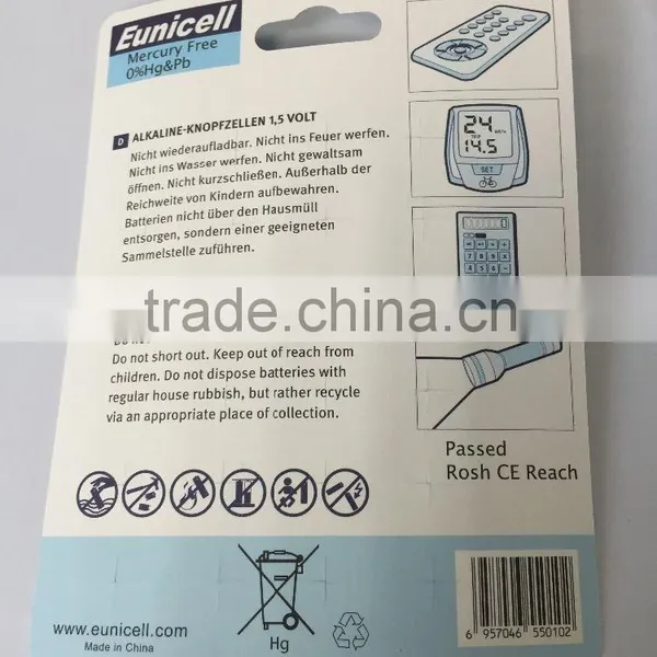 24 PACK Mercury Free 0% hg pb Lr44 Button Cell Alkaline Battery AG13 Manufacturer photo-2