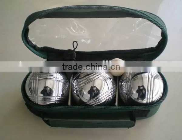 6 Pcs Nylon Bag Steel Bocce Balls Set photo-6