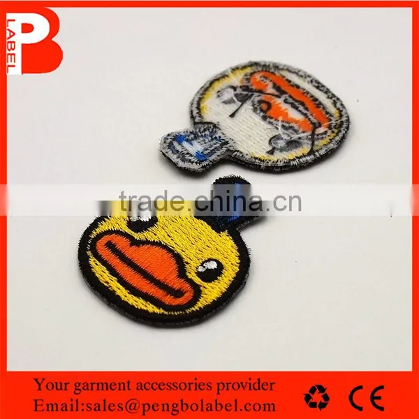 Custom Yellow Duck Embroidery Iron on Clothes Patch photo-2
