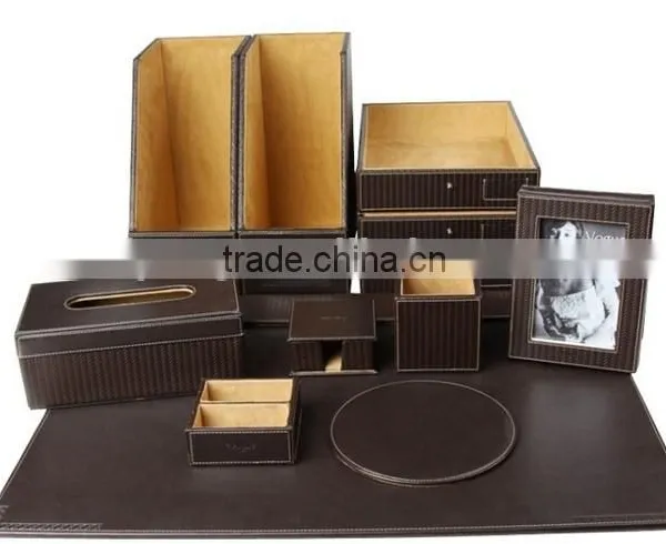 Hot Sell High Quality Multipurpose Genuine Leather or Faux Leather Tray photo-2