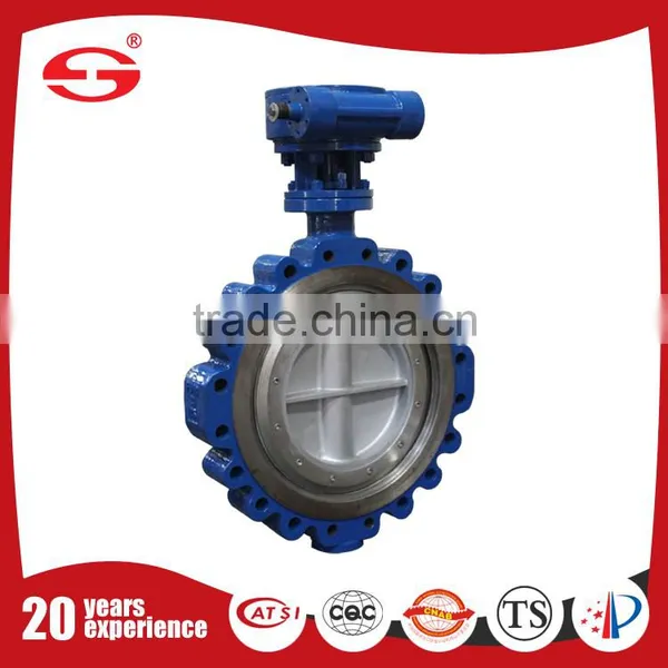 High Pressure Butterfly Valve With Pneumatic Actuators Triple Eccentric Butterfly Valve photo-4