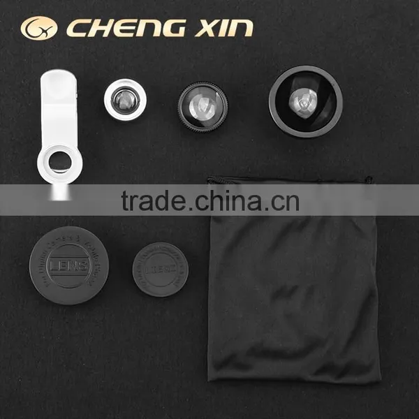 Full Set Cell Phone Lens 3 in 1 Clip-On Fish Eye Lens 180 Degree Universal For i4 4s 5 6 Fisheye Lens Quality Choice photo-6