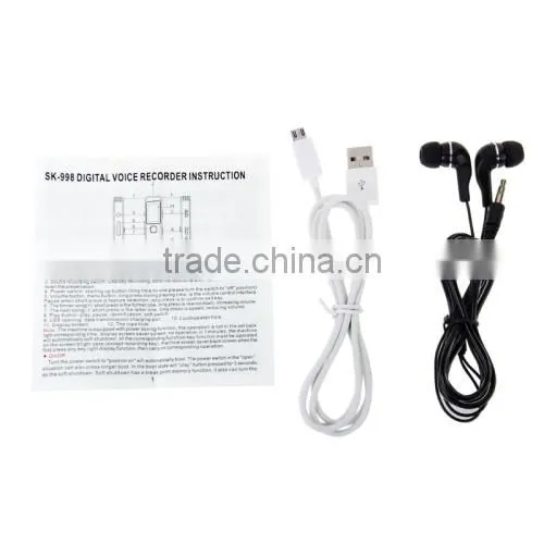 Support MP3 / WAV Mini Professional 8GB LCD Digital Voice Recorder photo-5
