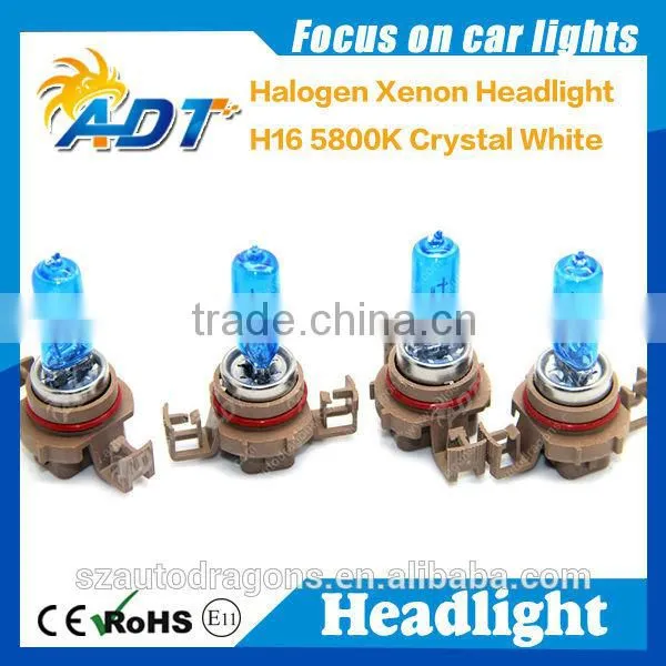 Best Seller 5800K H16 Halogen Xenon Quartz White Light Bulb for Corner/ Head Lamp Plasma Halogen Bulbs