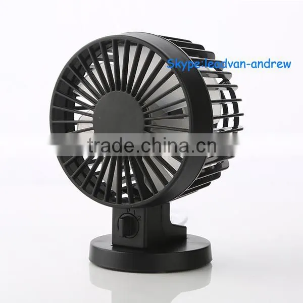 Double Motor Dual Leaves High Quality Portable Desk Mini USB Fan photo-6