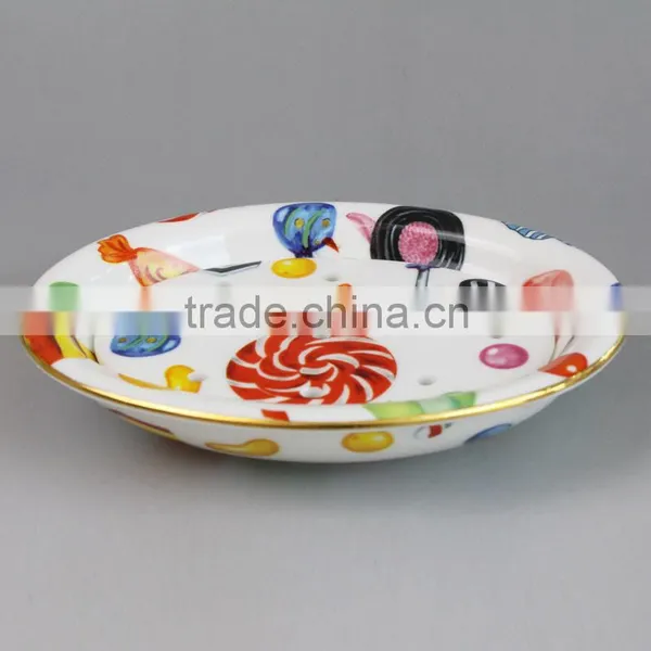 2015 New Product Ceramic Manufacturer China Bathroom Accessory, Kids Bathroom Accessory Sets, Red Bathroom Accessories Sets photo-3