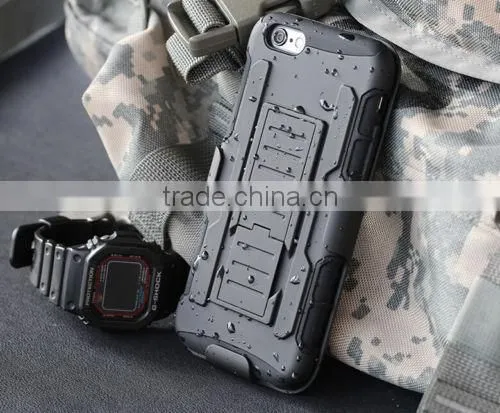 PC TPU Case 3 in 1 Powerful Hard Heavy Duty Mobile Cell Phone Armor Case For Iphone 6 Plus photo-3