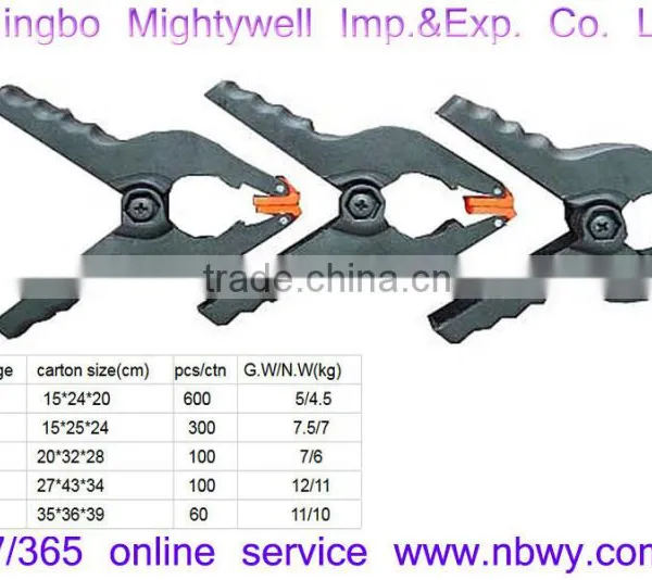 Rugged Nylon Clamps With Heavy Duty Tempered Springs photo-3