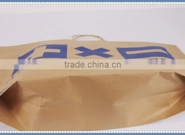 2016 New Design Brown Kraft Paper Bag With Cheaper Price With Twisted Patch Handle photo-3