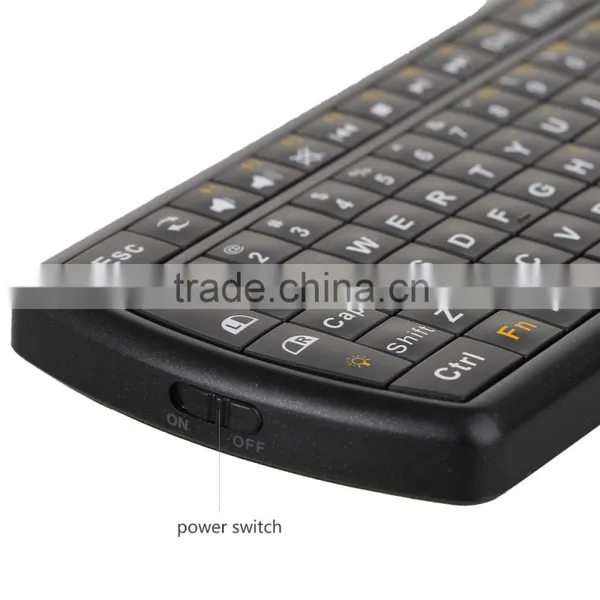 2.4g Mini Touchpad Mouse Wireless Keyboard for Panasonic Viera Smart tv photo-3