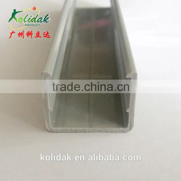 U Shape Gray PVC Plastic Profile Products Extrusion photo-2