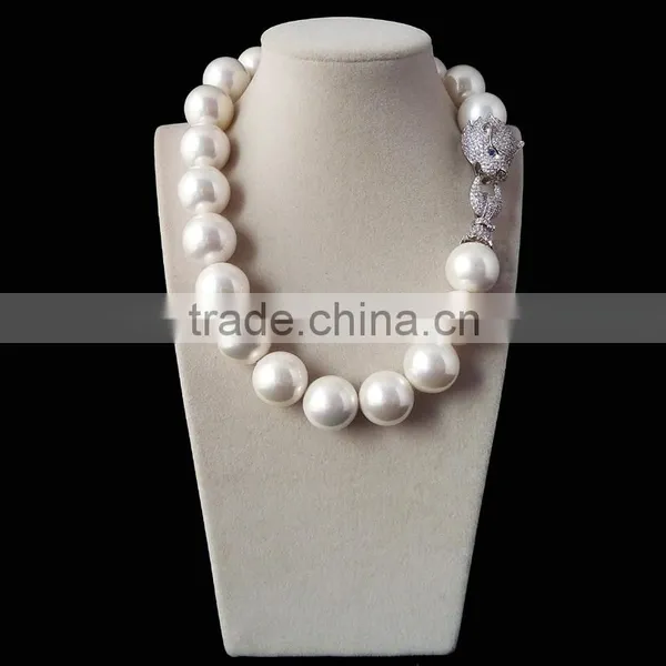 2016 Fashion Natural South Sea Shell Pearl Necklace Luxury Woman photo-4
