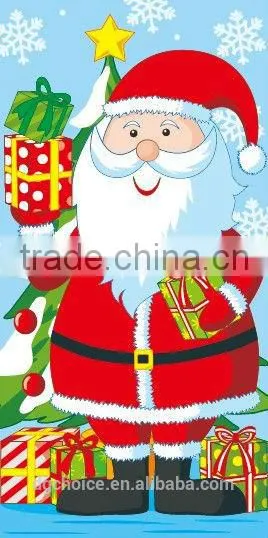 New Design plastic Christmas door decorations for home