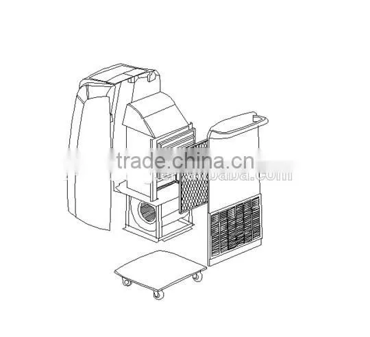 Modern Professional Medical Mobile Air Disinfection Machine Air Purifier photo-4