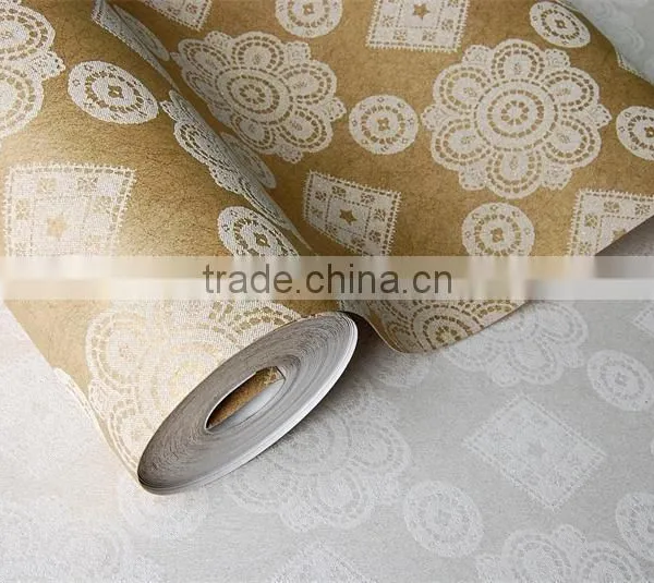 Golden Wall Paper Wallpaper Chinoiserie/chinses/china photo-6