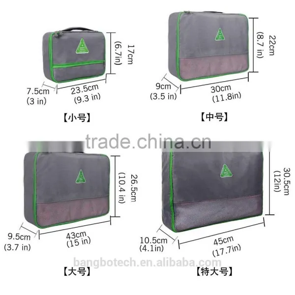 2016 Hot Selling Factory Travel Storage Bags Set 4 Pieces One Set Traveling Buggy Bags photo-2