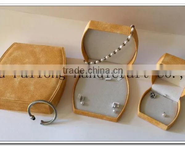 Leatherette Paper Plastic Jewelry Box Made in Factory photo-4