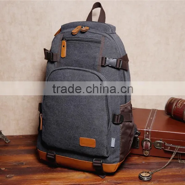 Hot Sale Customized Vintage Canvas Backpack For Women, Backpack Canvas For Sale photo-3