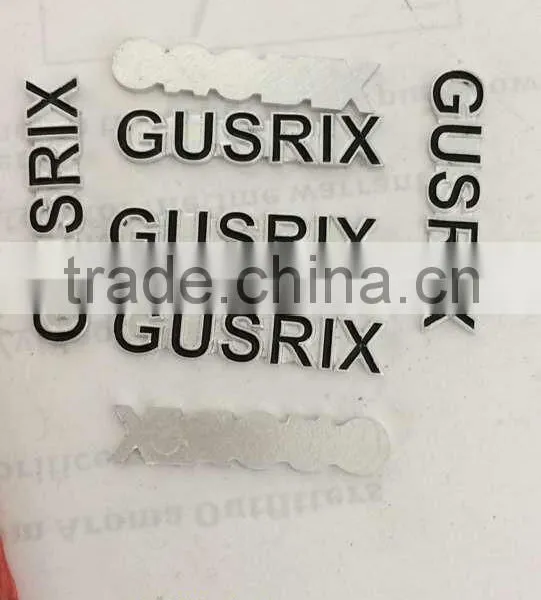 Die Cutted Letter Embossed Metal Stickers photo-4