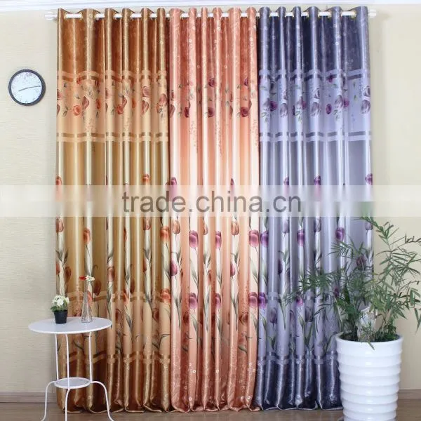 Zhejiang Blackout Curtain With Printing Flower ,yiwu Market Fabric photo-6