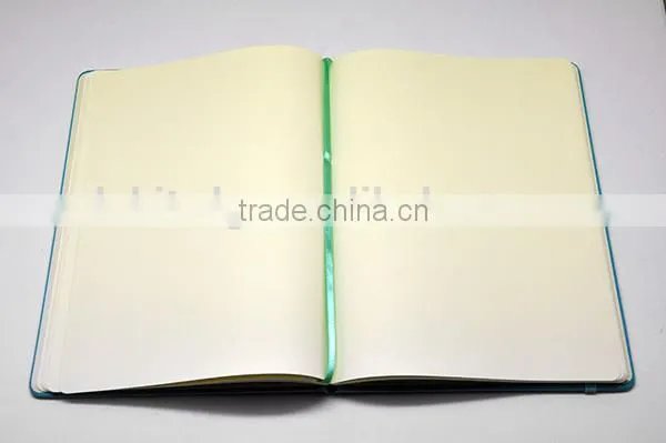 Color Paper Leather Notebook A5, Diary 2015 With Logo photo-2