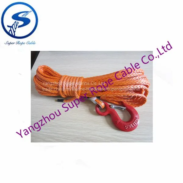 4x4 Winch Rope,12 Strand UHMWPE Towing Rope,sythetic Rope for Winch, UHMWPE Fiber for 12000lbs Winch photo-5