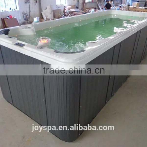 Fiberglass Swimming Pool Spa With Powerful Massage Jets Endless Spa Pool JY8603