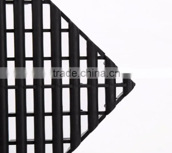 Heavy Duty 18mm Thickness PP Interlocking Plastic Garage Floor Tiles for Car Show photo-5