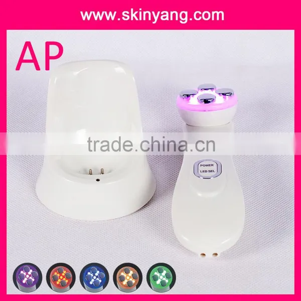 New Design LED Color Photon Ultrasound Handy Machine and Home Use Beauty Device for Acne Treatment photo-5
